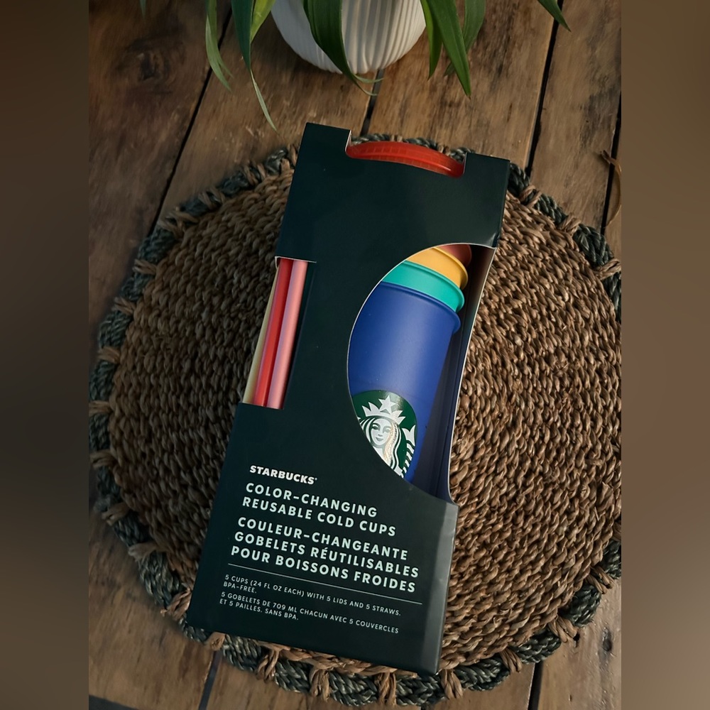 Starbucks Color Changing Reusable Cold Cups